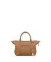 Maison De Sabre Small Leather Weekender Bag In Brown