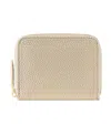 Maison De Sabre Women's Small Leather Zipped Wallet In Saharan Nude