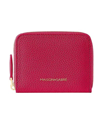 MAISON DE SABRE MAISON DE SABRE SMALL LEATHER ZIP WALLET