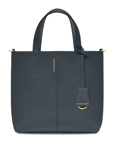 Maison De Sabre Small Soft Tote Bag In Gray