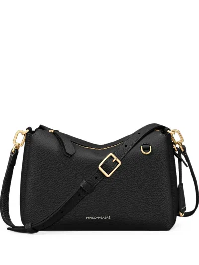 Maison De Sabre Soft Trio Shoulder Bag In Black