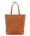 Maison De Sabre Maison De Sabré Tall Leather Soft Tote In Pecan Nude