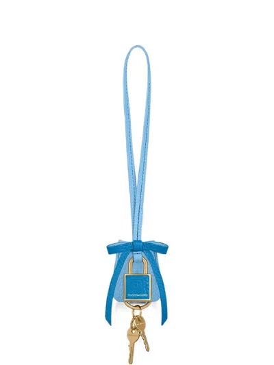 Maison De Sabre The Bow Padlock Charm In Blue