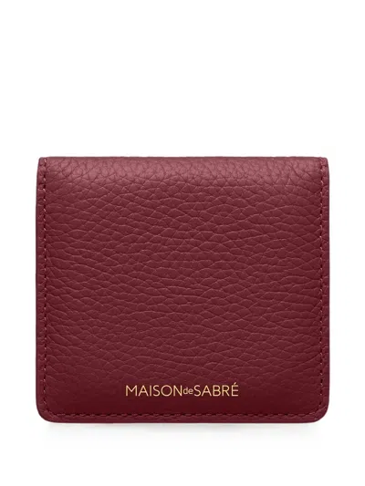 MAISON DE SABRE LEATHER COMPACT MIRROR