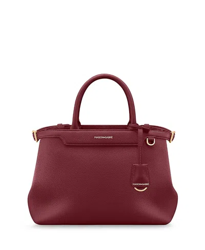 Maison De Sabre The Medium Palais Bag In Burgundy