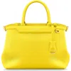 Maison De Sabre Medium Palais Leather Tote Bag In Yellow