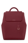 Maison De Sabre Maison De Sabré The Medium Soft Backpack In Burgundy
