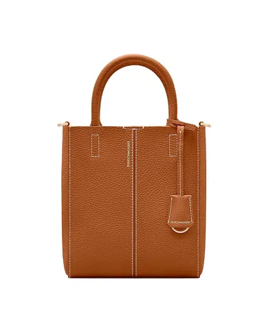 Maison De Sabre The Mini Soft Tote In Pecan Nude