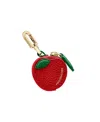 Maison De Sabre The Sabremoji Fruit Charm In Apple