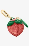 Maison De Sabre Maison De Sabré The Sabremoji Fruit Charm In Peach