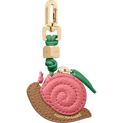 Maison De Sabre The Sabrémoji™ Leather Charm In Pink