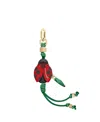 Maison De Sabre The Sabremoji Garden Bug Charm In Red