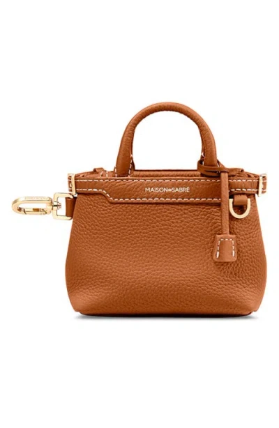 Maison De Sabre Maison De Sabré The Sabrémoji Petite Palais Charm In Brown
