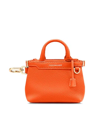 Maison De Sabre The Sabremoji Petite Palais Charm In Orange