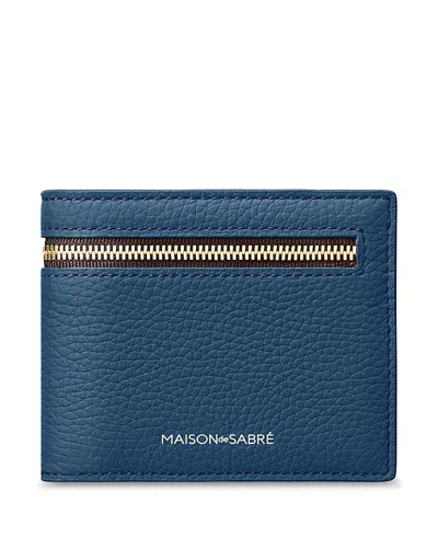 Maison De Sabre The Slim Bifold Wallet In Blue