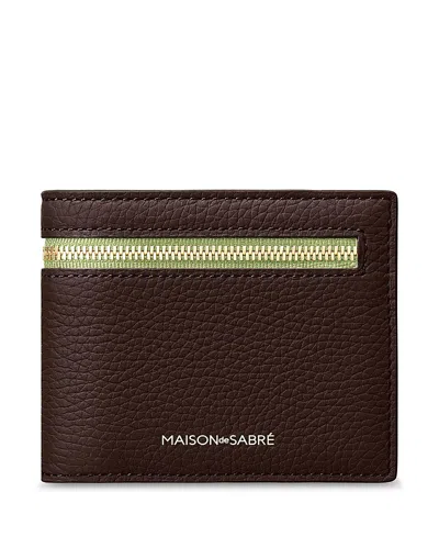 Maison De Sabre The Slim Bifold Wallet In Brown