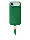Maison De Sabre The Sling Card-slot Iphone 17 Air Case In Green