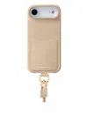 Maison De Sabre The Sling Card-slot Iphone 17 Air Case In Neutral
