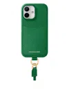 Maison De Sabre The Sling Card-slot Iphone 17 Case In Green