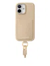 Maison De Sabre The Sling Card-slot Iphone 17 Case In Neutral