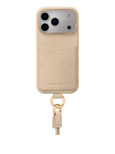 Maison De Sabre The Sling Card-slot Iphone 17 Pro Case In Gold