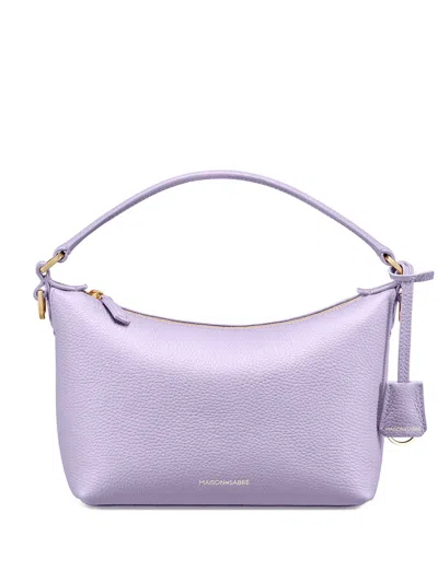 Maison De Sabre The Small Soft Leather Tote Bag In Purple