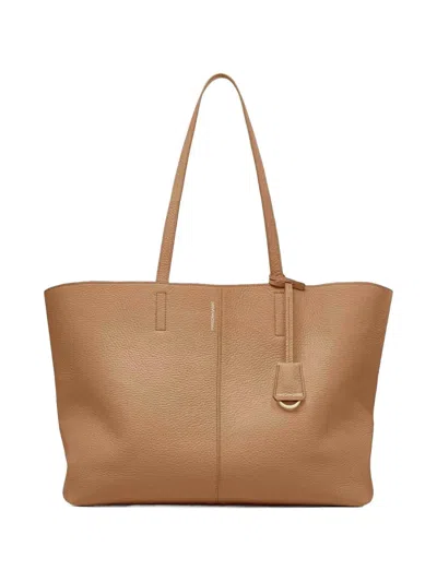 Maison De Sabre The Snap Pebbled Tote Bag In Purple