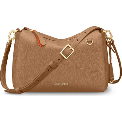 Maison De Sabre Soft Trio Shoulder Bag In Brown