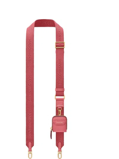 Maison De Sabre The Utility Strap X The Bonbon Charm In Pink