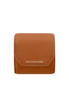 Maison De Sabre The Watch Roll In Pecan Brown