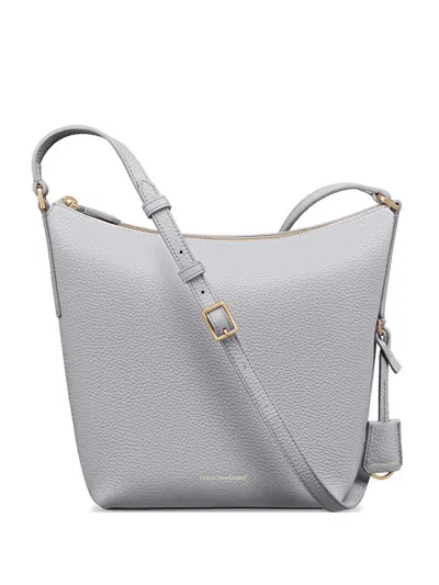 Maison De Sabre Trapezoid Leather Shoulder Bag In Pink