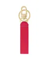 Maison De Sabre Upcycled Leather Keychain In Shibuya Fuchsia