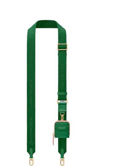 Maison De Sabre Utility Strap Shoulder Strap In Red