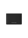 Maison De Sabre Women's Leather Card Case In Black Caviar