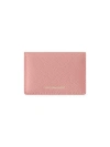 Maison De Sabre Women's Leather Card Case In Pink Lily