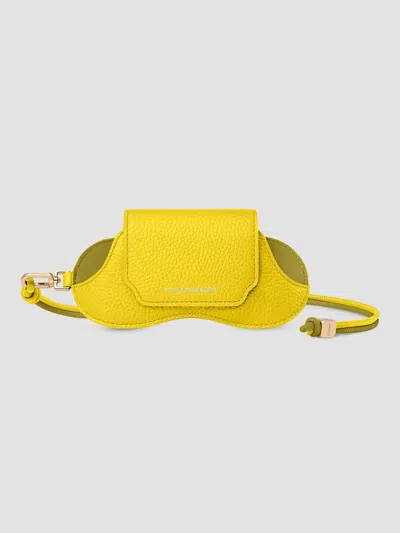 Maison De Sabre Women's Leather Sunglasses Sling Case
