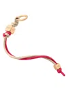 Maison De Sabre Women's Leather Wristlet Charm