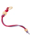 Maison De Sabre Women's Leather Wristlet Charm