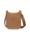 Maison De Sabre Women's Mini Leather Saddle Bag In Brown