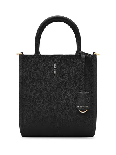 Maison De Sabre Women's Mini Leather Soft Tote In Burgundy