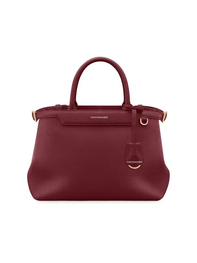 Maison De Sabre Women's The Medium Palais Top Handle Bag In Burgundy
