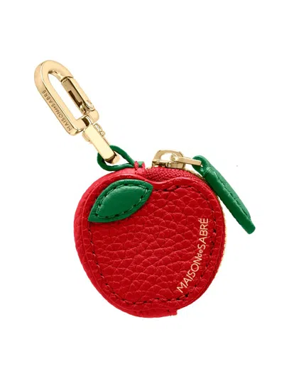 Maison De Sabre Women's The Sabremoji Fruit Charm In Red
