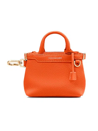 Maison De Sabre Women's The Sabrémoji Petite Palais Charm In Orange