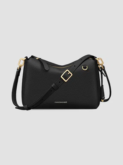 Maison De Sabre Women's The Soft Trio Crossbody Bag In Black Caviar
