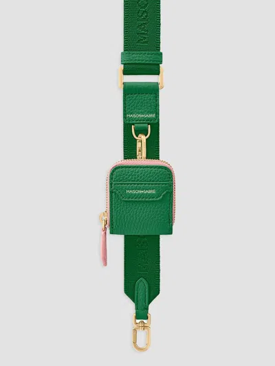 Maison De Sabre Women's The Utility Strap In Emerald Lily