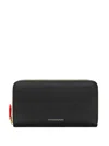Maison De Sabre Zip-fastening Leather Wallet In Black