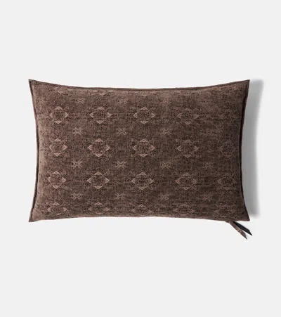 Maison De Vacances Cotton-blend Cushion In Pink