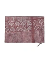 Maison De Vacances In & Outdoor Canvas Bogolan 40x60 Pillow Or Pillow Case Brick Size - Polyester In Red