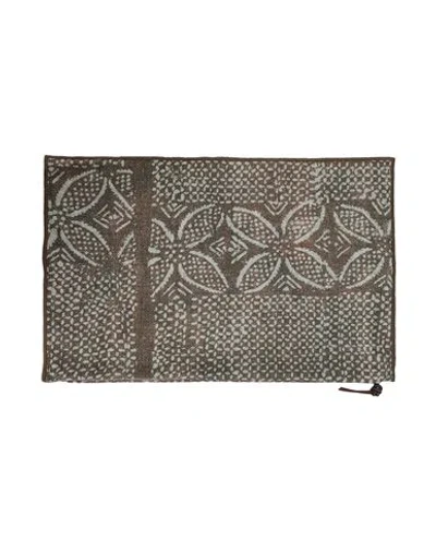 Maison De Vacances In & Outdoor Canvas Bogolan 40x60 Pillow Or Pillow Case Military Green Size - Pol