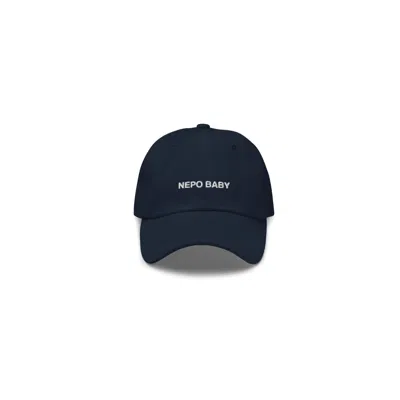 Maison Des Nus Women's Blue Nepo Baby Hat – Navy Dad Cap